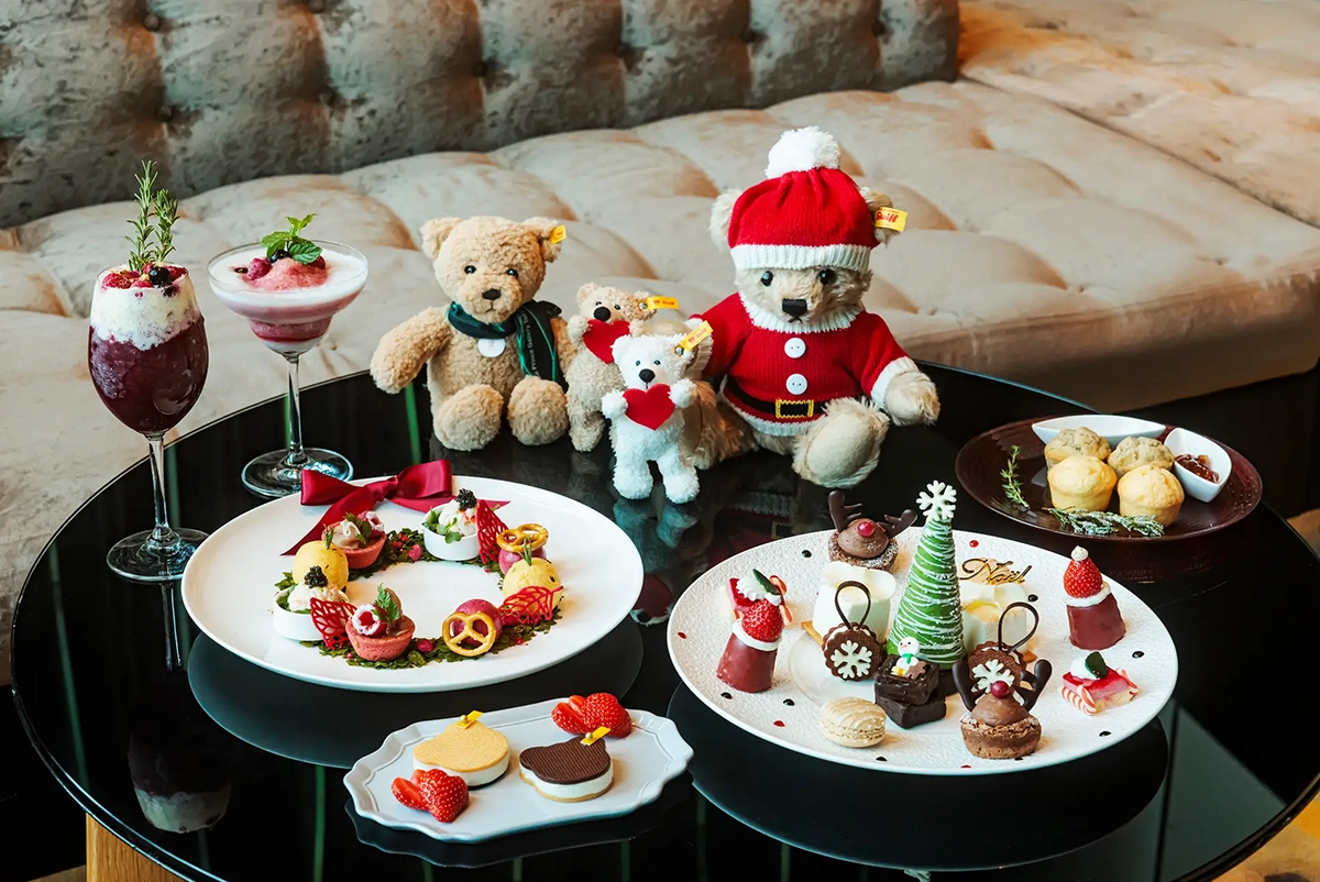 “シュタイフのテディベア”や家族とクリスマスを祝う「Twinkle Christmas Afternoon Tea~with Steiff~」を販売
